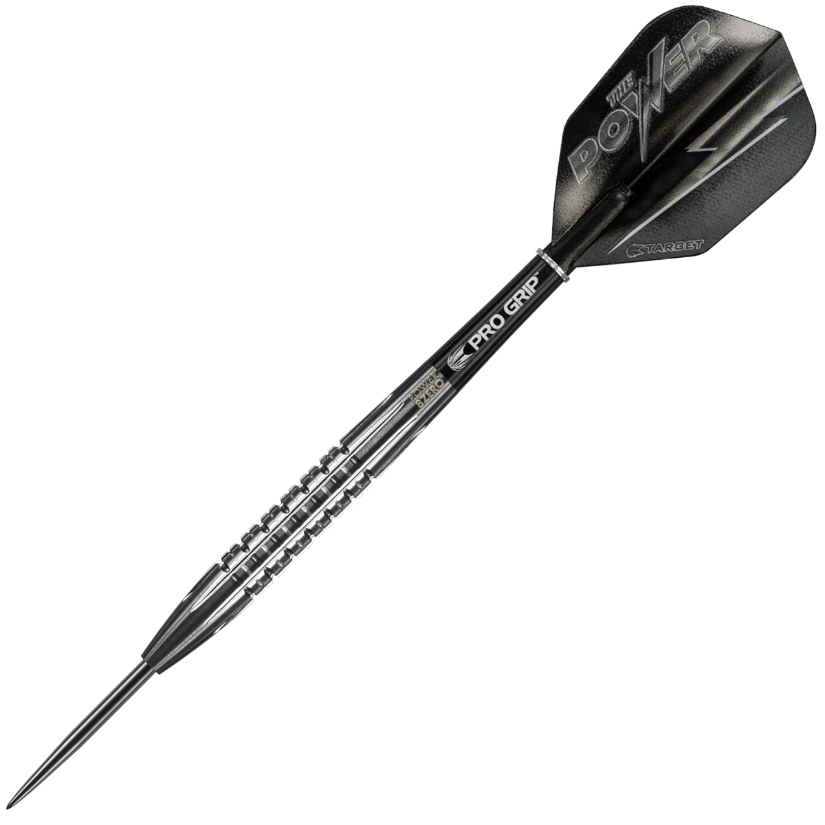 Target Darts Phil Taylor Power 8Zero Black Titanium 80% Tungsten 25 grams